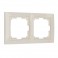 Werkel Basic Рамка 2 поста Слоновая кость W0022003 (WL03-Frame-02)