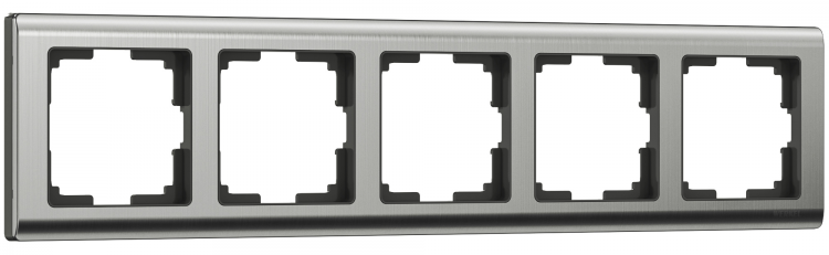 Werkel Metalic Рамка 5 постов Глянцевый никель W0051602 (WL02-Frame-05)