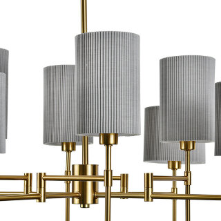 Люстра Indigo Plisse 13033/8R Brass V000537