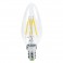 Светодиодная лампа ASD LED-Свеча-deco 5Вт 230В Е14 4000К 450Лм прозрачная IN HOME (773)