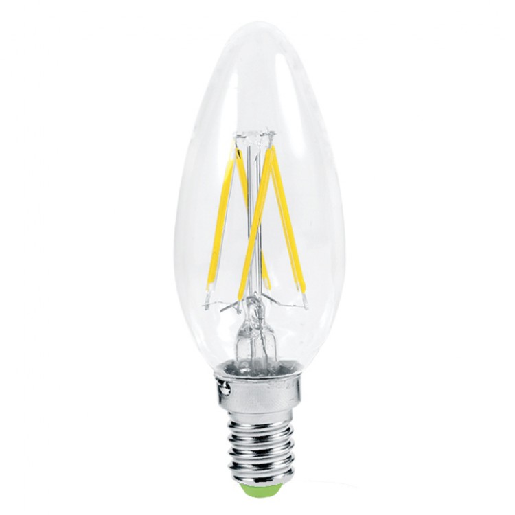 Светодиодная лампа ASD LED-Свеча-deco 5Вт 230В Е14 4000К 450Лм прозрачная IN HOME (773)