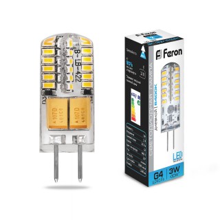 Лампа светодиодная Feron LB-422 G4 3W 12V 6400K (449)