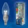 Лампа светодиодная  Uniel LED-C37P-3W/NW/E14/CL "Свеча" серия Aluminium Smile