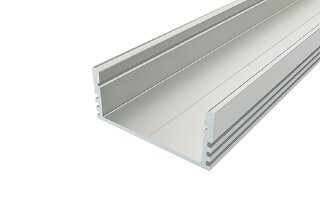 Профиль накладной широкий алюминиевый LC-LP-1228-2 Anod