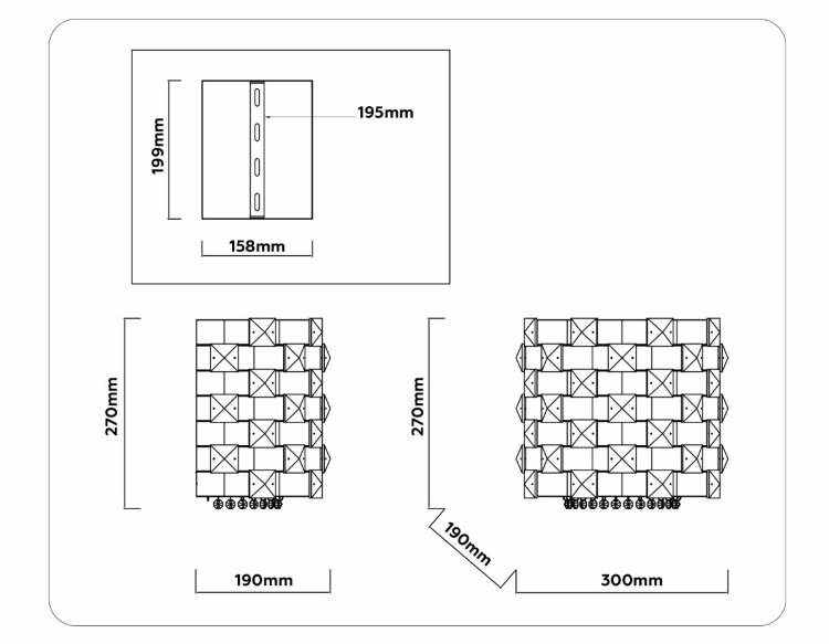Бра Ambrella Light High Light Crystal LH41014