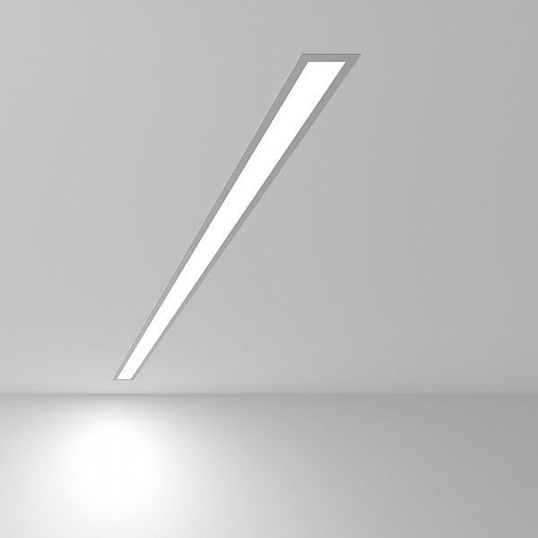 Линейный светодиодный встраиваемый светильник Elektrostandard 128см 25W 6500K матовое серебро (101-300-128)