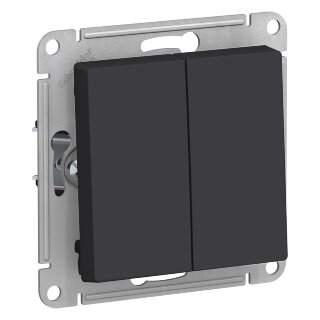 SE AtlasDesign Карбон Выключатель 2-кл. сх.5, 10АХ, механизм