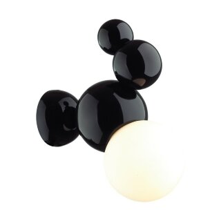 Бра LUMION 6566/1W черный/белый