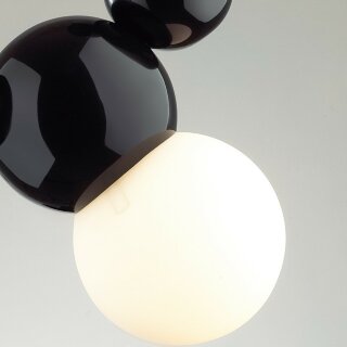 Бра LUMION 6566/1W черный/белый