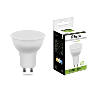 Лампа светодиодная Feron LB-560 (9W) 230V GU10 4000K MR16 (856)