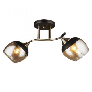 Люстра AURA  S0040-2 AB+BK