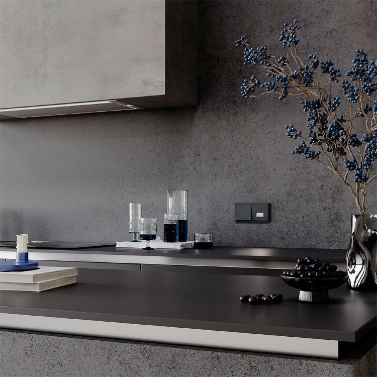 Встраиваемая LED подсветка Voltum S70 07 графит VLS070607