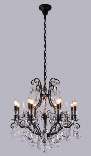 Люстра Crystal Lux MAGNIFICO SP13 BLACK/TRANSPARENT 2310/313
