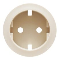 Legrand Celiane Накладка для розетки 2P+E с пружинными клеммами Слоновая кость 66227