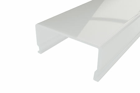 Рассеиватель прямоугольный матовый поликарбонат LC-LRM-36-2