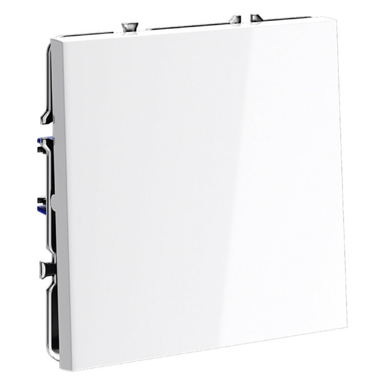 Выключатель 1-клавишный Voltum S70 01 белый глянцевый VLS010101