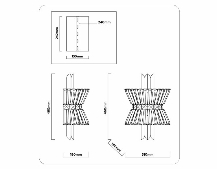 Бра Ambrella Light High Light Crystal LH41029