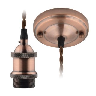 Патрон Vintage DLC-V-S22K/E27 TS1,5M/BL Bronze