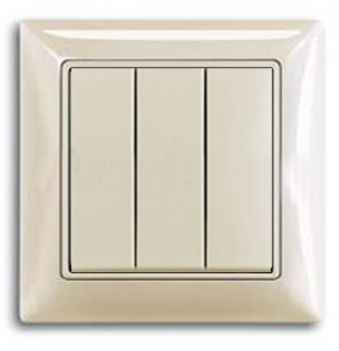 ABB Basic 55 Выключатель 3-кл. Слоновая кость 2CKA001012A2158 (1012-0-2158)