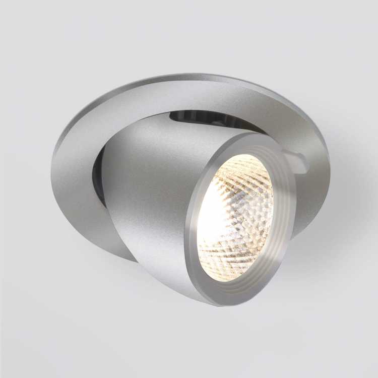Встраиваемый светодиодный светильник Elektrostandard 9918 LED 9W 4200K серебро