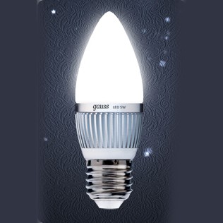 Лампа Gauss LED EB103102105 B35 Candle 5W E27 2700K (Уценка!)