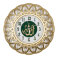 Часы настенные 30см, корпус золотой "Молитва" "Рубин" 3016-003
