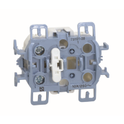 Механизм выключателя одноклавишного кнопочного с подсветкой белый 73 Loft 73160-39
