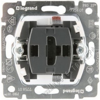 Legrand Galea Life Механизм выключателя 1-кл. 10 A Pro 21 775801