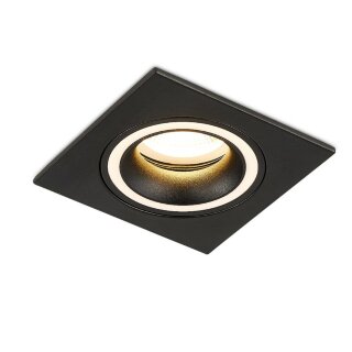 Светильник встраиваемый AURA WN22041SQBK-GU10