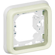 Legrand Plexo Белый Рамка 1-ая с суппортом, для внутреннего монтажа IP55 069692