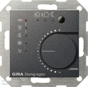GIRA S-55 Многофункциональный термостат Instabus KNX/EIB, 4-канальный антрацит GIR 210028