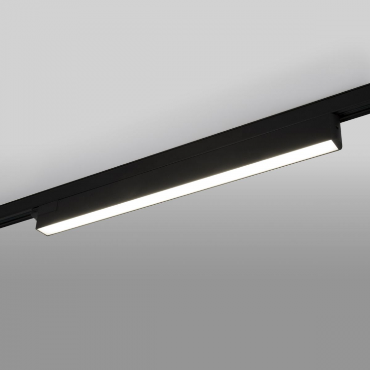 Трековый светодиодный светильник Elektrostandard X-Line черный матовый 28W 4200K (LTB55) трехфазный