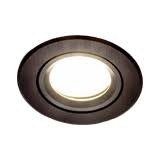 Светильник встраиваемый MaxLight CAST 78 BRUSHED BLACK, MR16, G5.3, круглый, поворотный