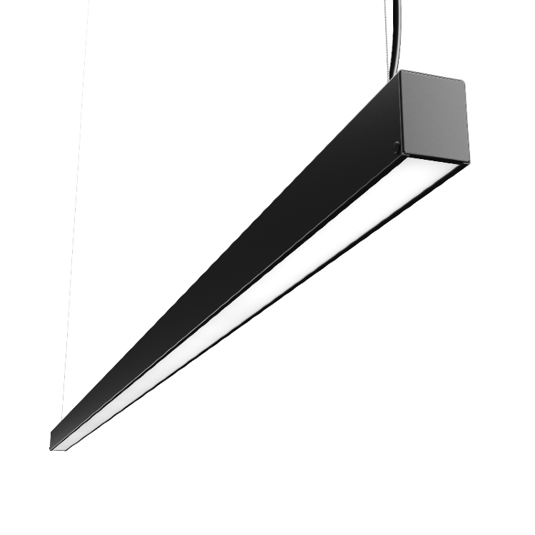 Светодиодный светильник Geniled Trade Linear  Standart 2500*65*60 100Вт 5000К Опал Deep черный