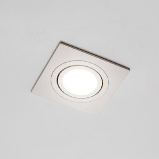 Светильник встраиваемый MaxLight CAST 79 WHITE MR16, G5.3, квадратный, поворотный