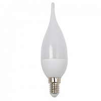 Светодиод. лампа HL4370L 6W 6400K E14 100-250V white led свеча на ветру