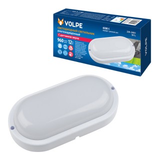 Светодиодный светильник Uniel влагозащ. ULW-Q215 12W/6500K Sensor IP65 White Volpe