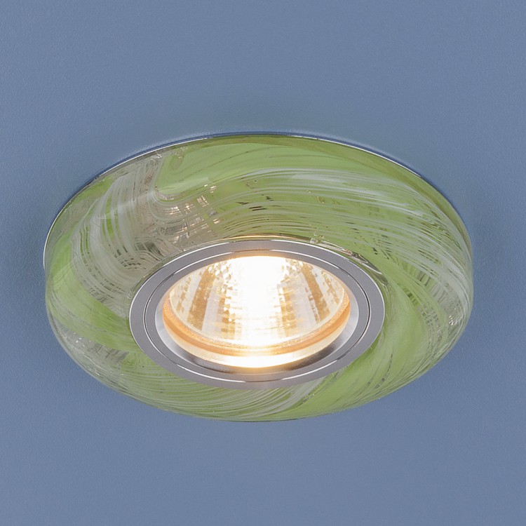 Светильник встраиваемый Elektrostandard 2191 MR16 CL/GR прозрачный/зеленый