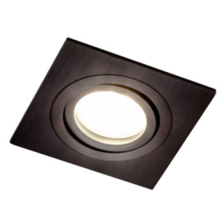 Светильник встраиваемый MaxLight CAST 79 BRUSHED BLACK, MR16, G5.3, квадратный, поворотный