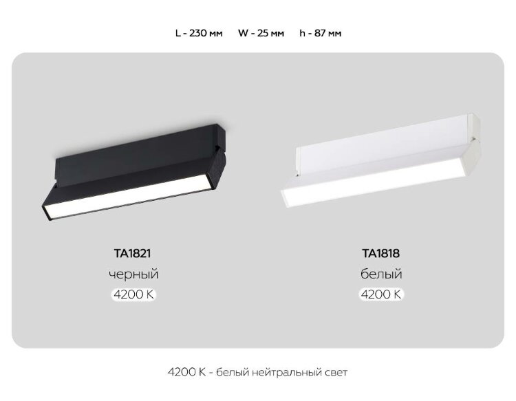 Настенно-потолочный светильник Ambrella Light Move TA1821