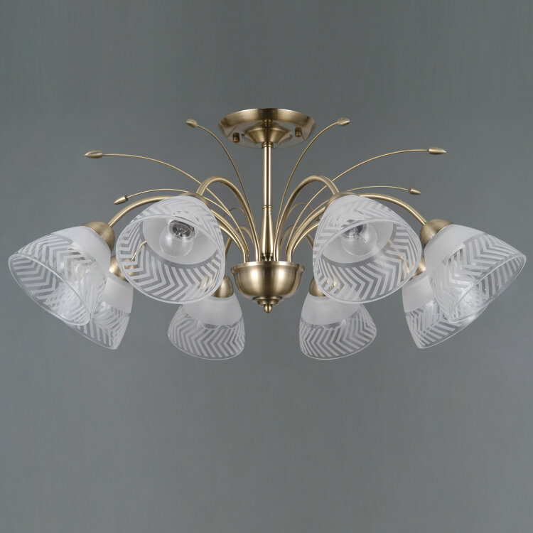 Люстра SNEHA (ILLUMICO) IL0594-8CSQ-25 AB AREZZO