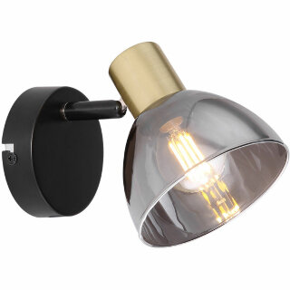 Спот AURA  S7134-1W E14 BK+CU