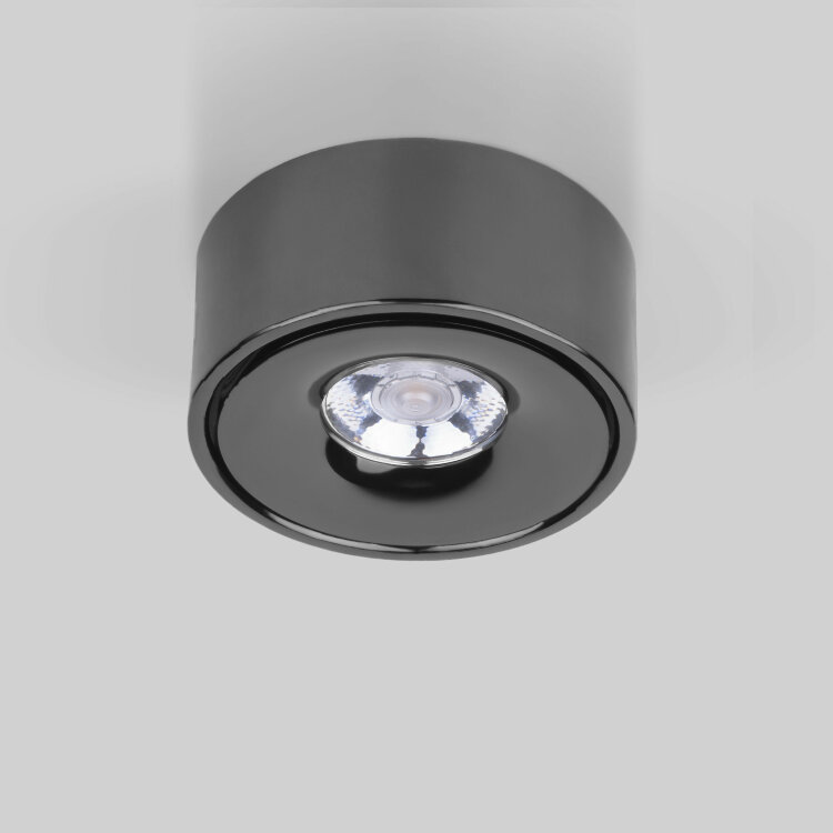 Накладной светодиодный светильник Elektrostandard Glide 8W черный жемчуг (25100/LED)