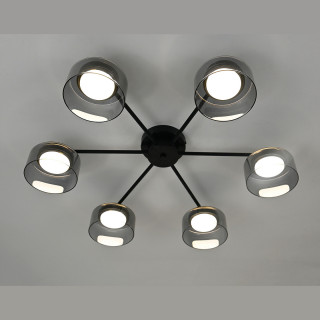 Люстра  MS 1227/6 Паго черный GX53 max.9W