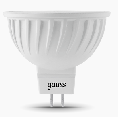 Лампа Gauss LED MR16 5W 201505205 4100K AC/DC 12V Lens