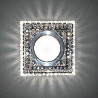 Светильник встраиваемый MaxLight CRYSTAL LED 34 MR16, G5.3, квадратный