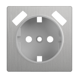 Werkel Накладка для розетки с/з USB Серебряный рифленый W1179509 (WL09-USB-CP)