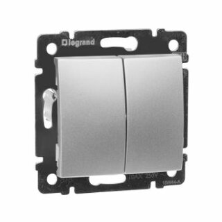 Legrand Valena Переключатель 2кл. алюминий 770108
