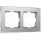 Werkel Aluminium Рамка 2 поста Алюминий W0021706 (WL11-Frame-02)