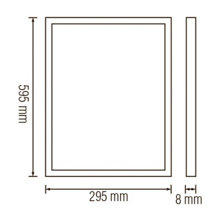 Светодиодная панель HOROZ 30*60 24W 4200К